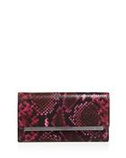 Christian Siriano Inez Faux Python Wallet - Compare At $110