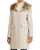 Lauren Ralph Lauren Faux Fur Lined Hood Coat