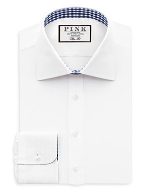 Thomas Pink Summers Plain Slim Fit Dress Shirt
