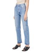 Agolde 90's High Rise Regular Jeans In Abstract