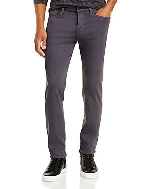 7 For All Mankind Slimmy Slim-straight Jeans In Gunmetal
