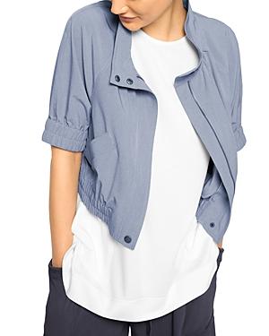 B New York Cropped Blouson Jacket
