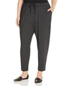 Eileen Fisher Plus Slouchy Ankle Pants