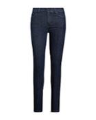 Lauren Ralph Lauren Tuxedo Stripe Skinny Jeans In Blue
