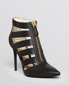 Kenneth Cole Pointed Toe Caged Booties - Williams High Heel