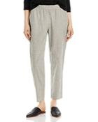 Eileen Fisher Micro Striped Ankle Pants