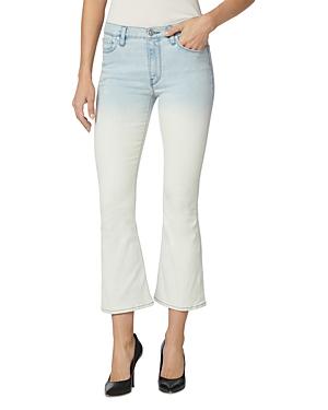 Hudson Barbara Cropped Bootcut Jeans In Light Beam