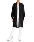 T Tahari Blouson Sleeve Long Cardigan