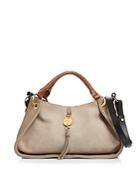 See By Chloe Luce Leather & Suede Satchel