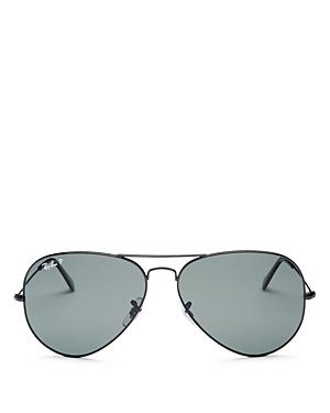 Ray-ban Men's Polarized Brow Bar Aviator Sunglasses, 62mm