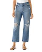Dl1961 Jerry Vintage Cotton Cropped Straight Jeans In Buford