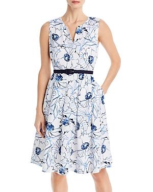 Karl Lagerfeld Paris William Floral Print Dress