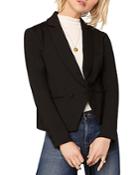 Cupcakes And Cashmere Vanessa Double Breasted Front Ponte Blazer