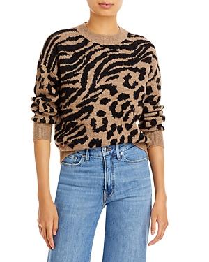 Aqua Mixed Animal Print Sweater - 100% Exclusive