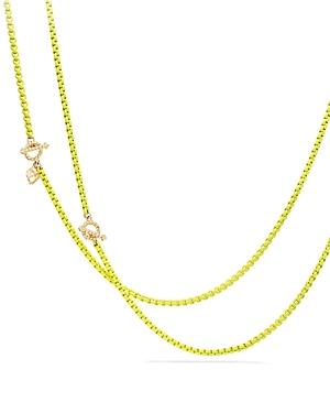 David Yurman Dy Bel Aire Chain Necklace In Yellow With 14k Gold Accents