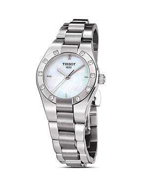 Tissot Glam Sport Women's Mother-of-pearl Quartz Watch With Diamonds, 28mm