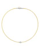 Alor Yellow Cable Choker Necklace, 17
