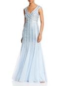 Aidan Mattox Fully Beaded Gown