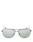 Ray-ban Unisex Mirrored Brow Bar Square Sunglasses, 59mm