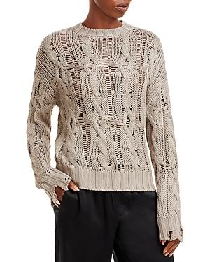 Sablyn Braided Cable Knit Pullover