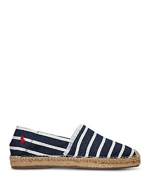 Polo Ralph Lauren Men's Madras Stripe Slip On Espadrilles