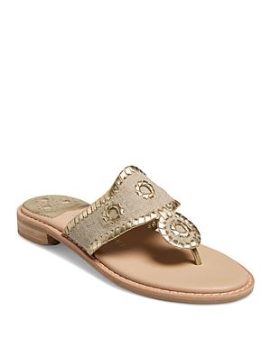 Jack Rogers Women's Jacks Ii Linen Flat Sandals