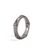 John Hardy Blackened Sterling Silver Bamboo Band Ring - 100% Exclusive