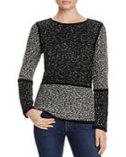 Calvin Klein Color Block Marled Sweater