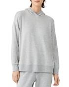 Eileen Fisher Hooded Boxy Long Sleeve Top