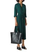 Whistles Wendy Pleated Shirt Dress