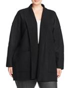 Eileen Fisher Plus Shawl Collar Cocoon Jacket