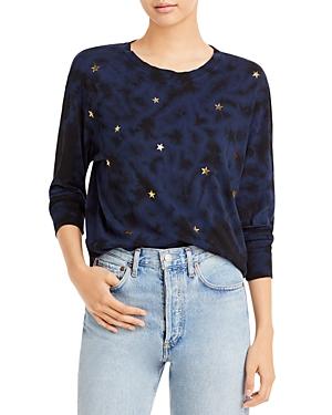 Chrldr Gold Scattered Stars Tee