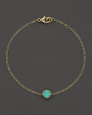Ippolita 18k Gold Mini-lollipop Bracelet In Turquoise