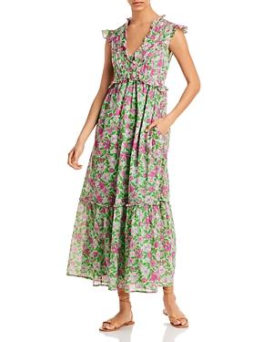 Banjanan Constance Floral Print Ruffled Dress