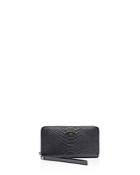 Zadig & Voltaire Compagnon Savage Embossed Leather Wallet