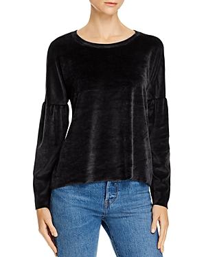 Goldie Velour Drop-shoulder Sweatshirt