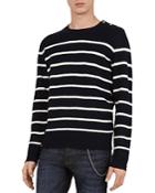 The Kooples Mix Striped Wool & Cashmere Sweater