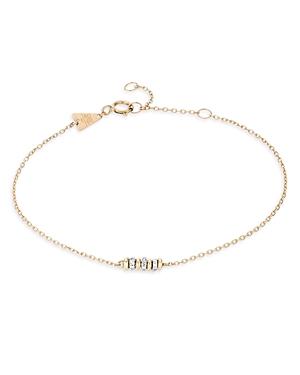 Adina Reyter 14k Yellow Gold Mini Beads Diamond Bead Chain Bracelet
