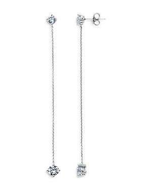 Crislu Daunty Chain Drop Earrings