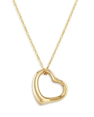 Nancy B 14k Gold 20mm Open Heart Necklace (57% Off) Comparable Value $809