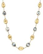 Marco Bicego 18k Yellow Gold Lunaria Black Mother-of-pearl Short Necklace, 16 - 100% Exclusive
