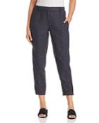 Eileen Fisher Petites Seamed Linen Ankle Pants