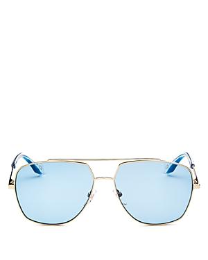 Marc Jacobs Women's Brow Bar Aviator Sunglasses, 58mm