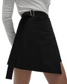 Helmut Lang Belted Mini Skirt