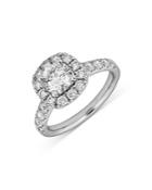 Bloomingdale's Diamond Halo Engagement Ring In 14k White Gold, 2.0 Ct. T.w. - 100% Exclusive