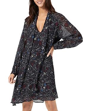 Joie Roma Printed Silk Georgette Dress