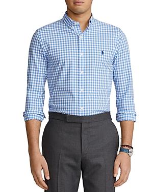 Polo Ralph Lauren Slim Fit Gingham Poplin Button Down Shirt