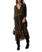 Ba & Sh Bernie Patterned Maxi Dress