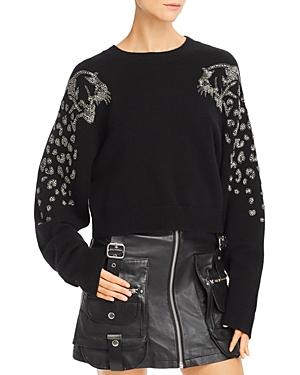 The Kooples Wool-blend Panther Sweater