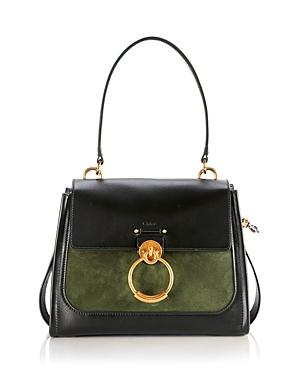 Chloe Tess Suede & Leather Day Bag